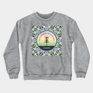 Disc Golf Mandala Crewneck Sweatshirt